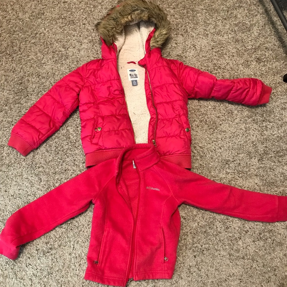 Columbia & old navy jackets